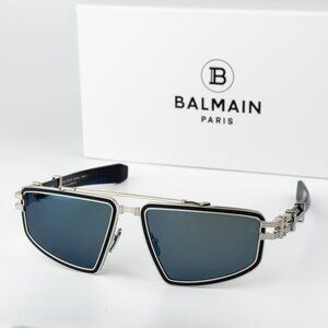 Balmain | Accessories | Balmain Men Sunglasses Silver Blue  display picture 1